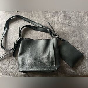 Barely Used All Saints Leather Shoulder Bag. Great condition